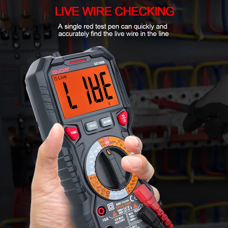 2 Multimter for live testing - 2 Multimter for live testing -