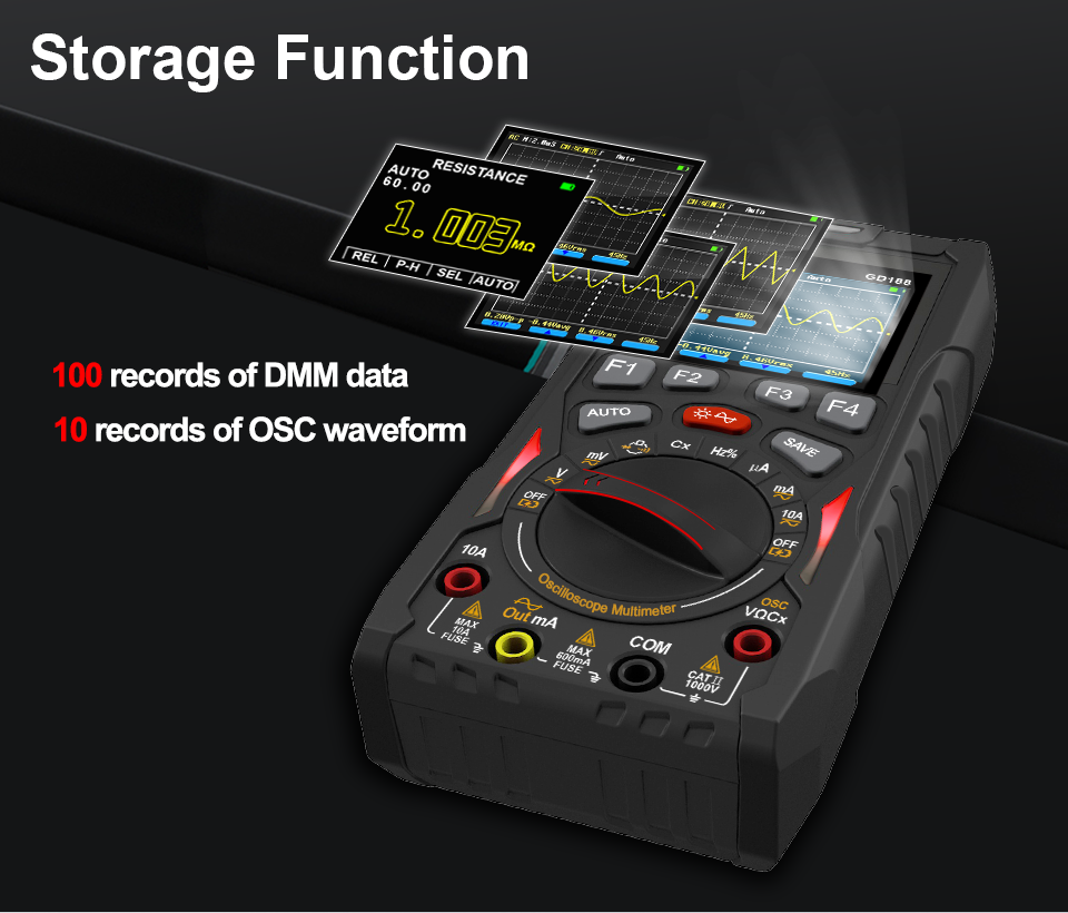 GD18807 Oscilloscpe Multimeter with Storage Function GD18807 Oscilloscpe Multimeter with Storage Function