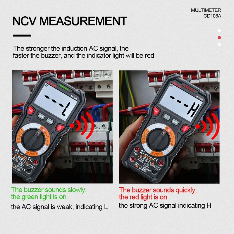 3. NCV Measurement for multimter - 