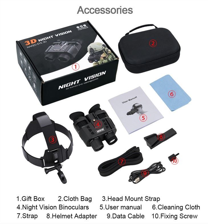 Binoculars Night Vision Sight For Hunting And Camping