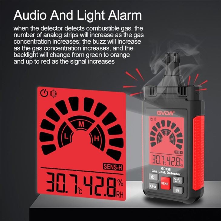 Handheld Flammable Gas Leak Detector