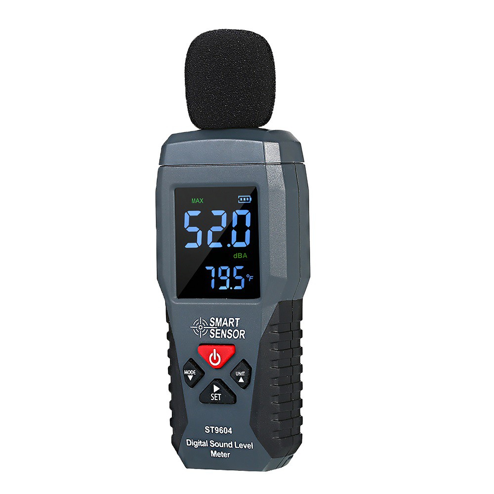 Pozor pred uporabo merilnika hrupa Decibel Tester 30-130dBA ST9604
