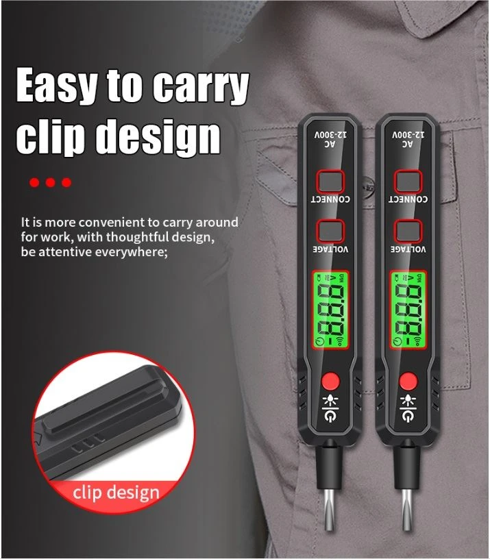 GVDA GD110A Nov pametni preizkuševalnik napetosti Pen AC 12-300V LCD zaslon M...