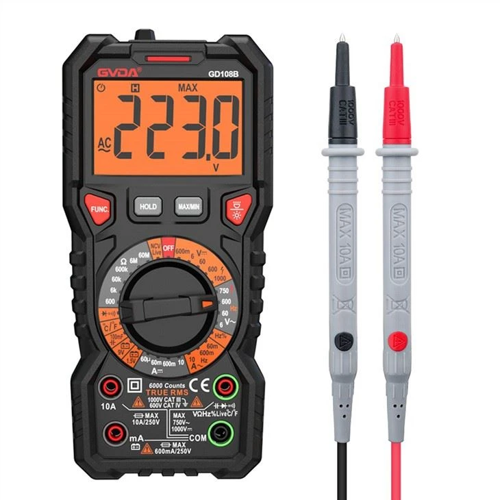 Profesionalni digitalni multimeter s temperaturnim testerjem